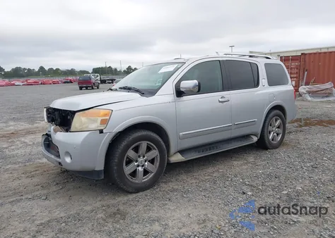 2014 Nissan Armada Platinum from USA, damaged, VIN 5N1BA0NF4EN604028